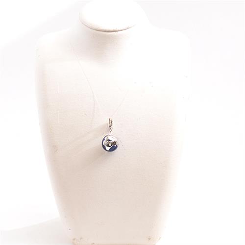 ルイヴィトン ペンダント メンズ レディース 1Pダイヤ グローブチャーム ペンダントトップ ホワイトゴールド Louis Vuitton 750WG Q93019 中古