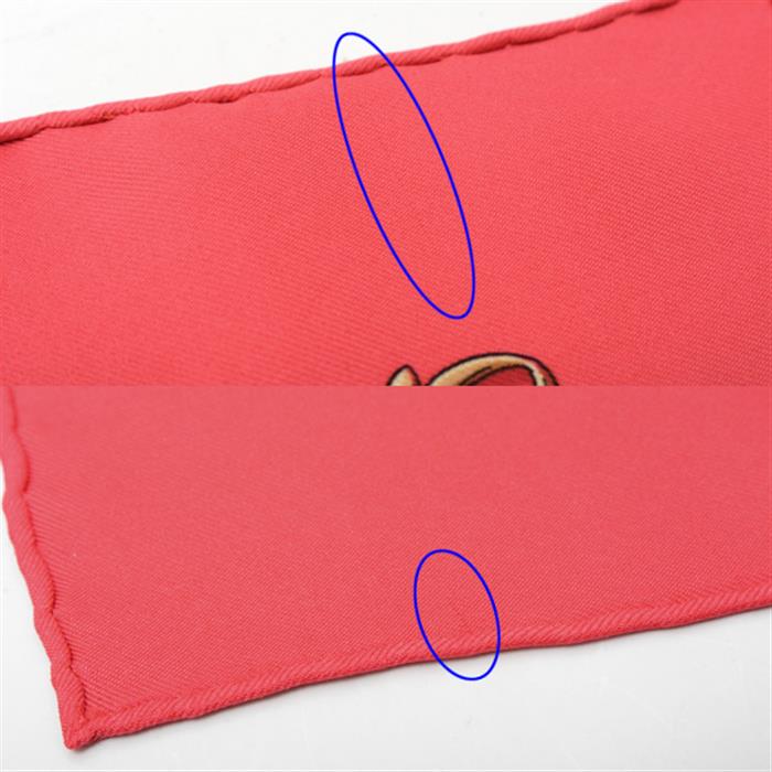 エルメス スカーフ レディース カレ90 DIES ET HORE 占星術 太陽 12星座 ホロスコープ レッド×ホワイト HERMES 中古