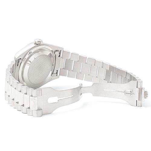 ロレックス 時計 メンズ デイデイト A番 8Pダイヤ 2Pバケットダイヤ ホワイトゴールド 自動巻 ROLEX 750WG 18239A 中古