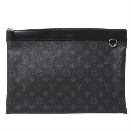 ルイヴィトン バッグ メンズ モノグラムエクリプス ポシェットディスカバリー セカンドバッグ クラッチバッグ Louis Vuitton M62291 中古