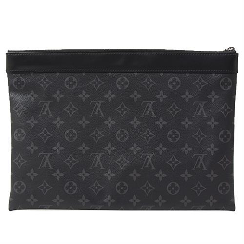 ルイヴィトン バッグ メンズ モノグラムエクリプス ポシェットディスカバリー セカンドバッグ クラッチバッグ Louis Vuitton M62291 中古