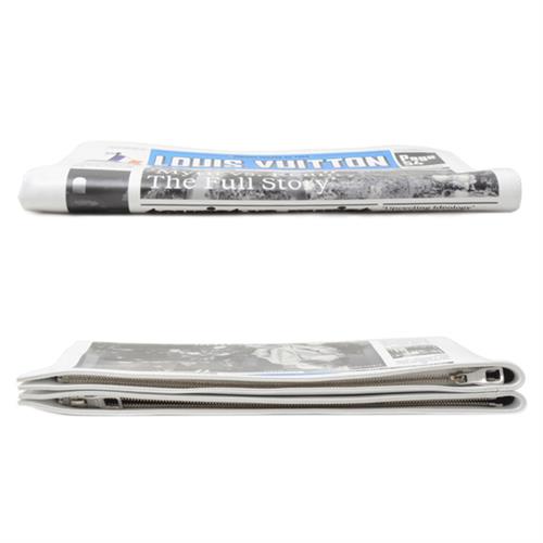 ルイヴィトン バッグ メンズ ニュースペーパークラッチバッグ セカンドバッグ ポーチ レザー Louis Vuitton M80849 中古