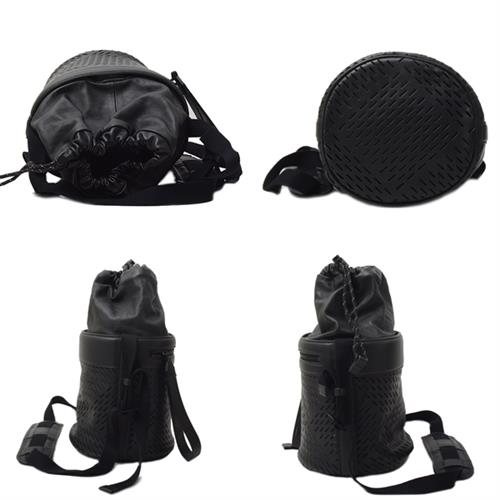 ボッテガヴェネタ バッグ レディース ラムスキン ショルダーバッグ 2WAY ブラック BOTTEGA VENETA 中古