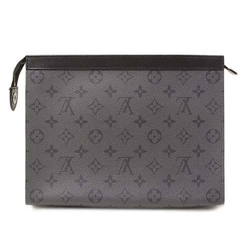 ルイヴィトン バッグ メンズ モノグラムエクリプスリバース ポシェットヴォワヤージュ クラッチバッグ セカンドバッグ Louis Vuitton M69535 中古