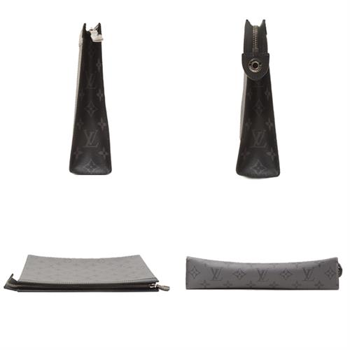 ルイヴィトン バッグ メンズ モノグラムエクリプスリバース ポシェットヴォワヤージュ クラッチバッグ セカンドバッグ Louis Vuitton M69535 中古