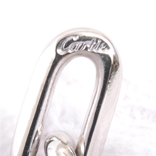 カルティエ ネックレス ユニセックス スパルタカス チェーン ネックレス 34.5g 保証書付き ホワイトゴールド Cartier 750WG 中古