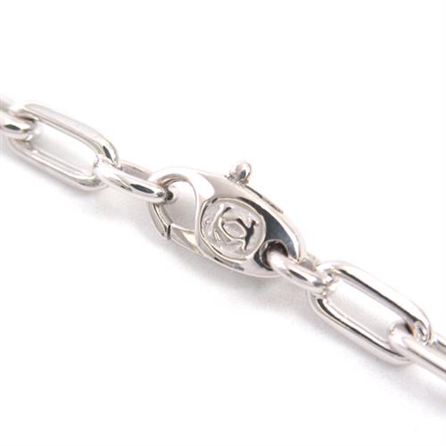 カルティエ ネックレス ユニセックス スパルタカス チェーン ネックレス 34.5g 保証書付き ホワイトゴールド Cartier 750WG 中古