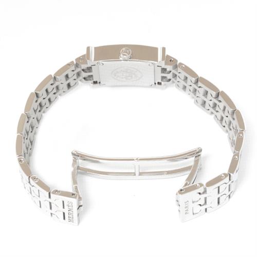 エルメス 腕時計 レディース Hウォッチ ミニ シェル文字盤 電池式 クオーツ SS ステンレス HH1.110 HERMRS 中古