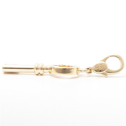 ルイヴィトン ペンダント レディース メンズ チャーム ドゥ モノグラム クレ キー イエローゴールド Louis Vuitton 750YG Q93058 中古