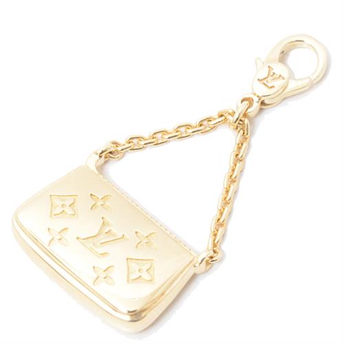 ルイヴィトン チャーム レディース ポシェットアクセソワール チャーム ドゥ モノグラム イエローゴールド Louis Vuitton Q93062 750YG 中古