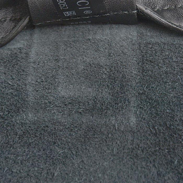 グッチ バッグ メンズ レディース ロゴプリント ドローストリング　巾着　バックパック　シェリーライン ブラック GUCCI 516639 中古