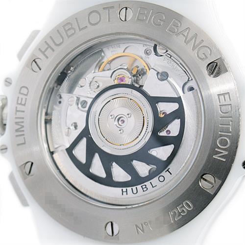 ウブロ 時計 メンズ ビッグバン ゼブラホワイト ハラコベルト 自動巻 ゼブラ文字盤 限定250本 HUBLOT BIG BANG 341.HW.7517.VR.1975 中古