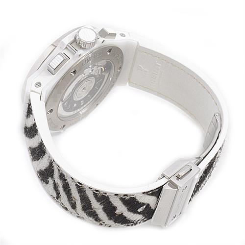 ウブロ 時計 メンズ ビッグバン ゼブラホワイト ハラコベルト 自動巻 ゼブラ文字盤 限定250本 HUBLOT BIG BANG 341.HW.7517.VR.1975 中古