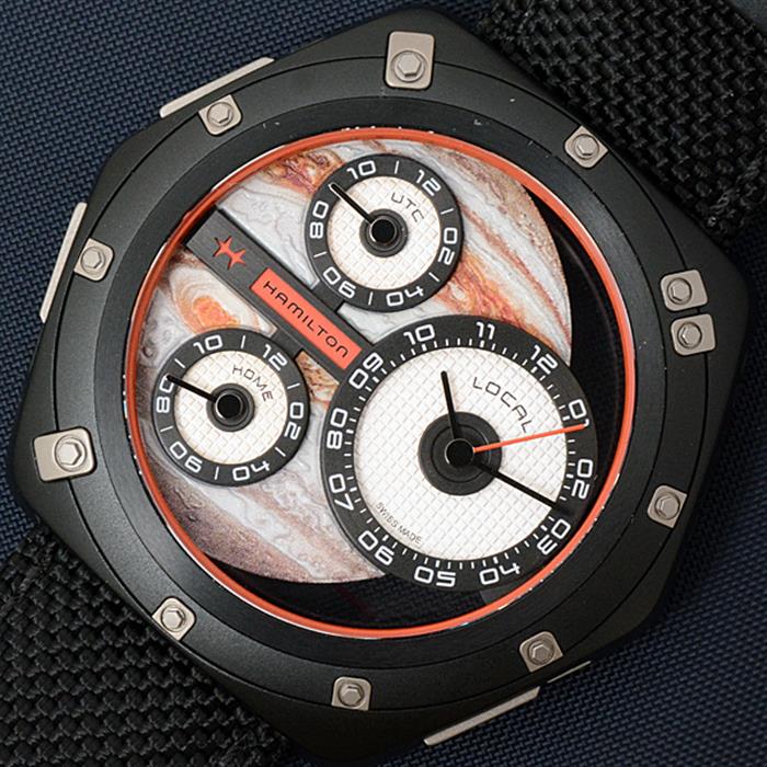 ハミルトン 時計 メンズ アメリカンクラシック 世界999本限定 チタン スケルトン HAMILTON ODCX-03 TI 中古