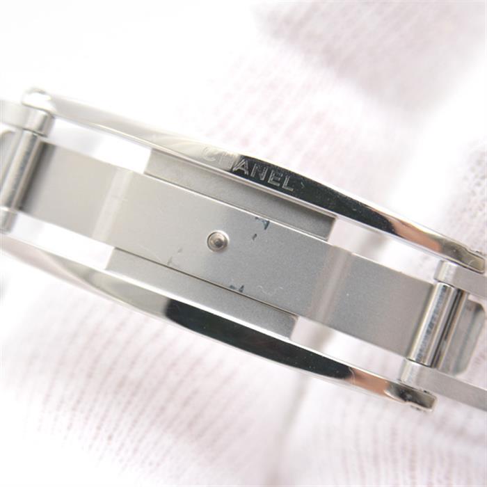 シャネル 時計 レディース J12 2重ダイヤモンド ベゼル 33mm 電池式 ホワイト文字盤 セラミック ステンレス CHANEL H0967 CE×SS 中古