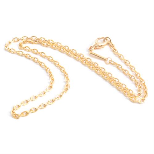 ブルガリ ネックレス ユニセックス プレート チェーン ネックレス イエローゴールド BVLGARI 750YG 中古