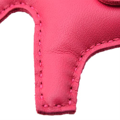 エルメス 小物 レディース ロデオPM バッグチャーム キーチャーム アニョーミロ ローズメキシコ ピンク系 Z刻印 HERMES H064929 中古