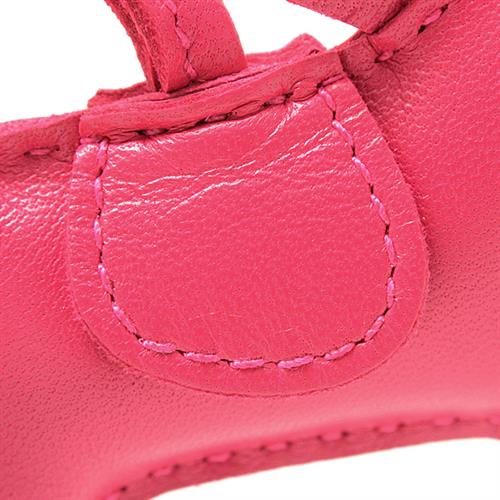 エルメス 小物 レディース ロデオPM バッグチャーム キーチャーム アニョーミロ ローズメキシコ ピンク系 Z刻印 HERMES H064929 中古