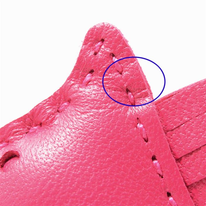 エルメス 小物 レディース ロデオPM バッグチャーム キーチャーム アニョーミロ ローズメキシコ ピンク系 Z刻印 HERMES H064929 中古