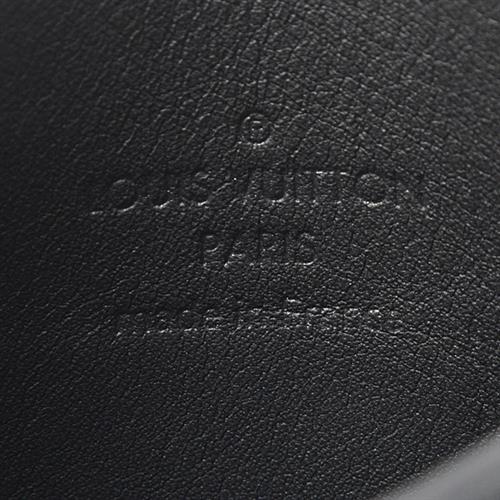 ルイヴィトン カードケース メンズ モノグラムシャドウ ポルトカルトダブル ノワール Louis Vuitton M81415 中古