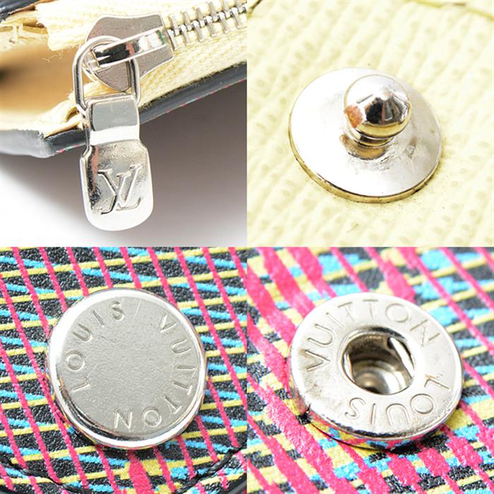 ルイヴィトン 財布 レディース ポルトフォイユ ゾエ 三つ折り コンパクト LVポップ ローズ マルチカラー Louis Vuitton M68673 中古