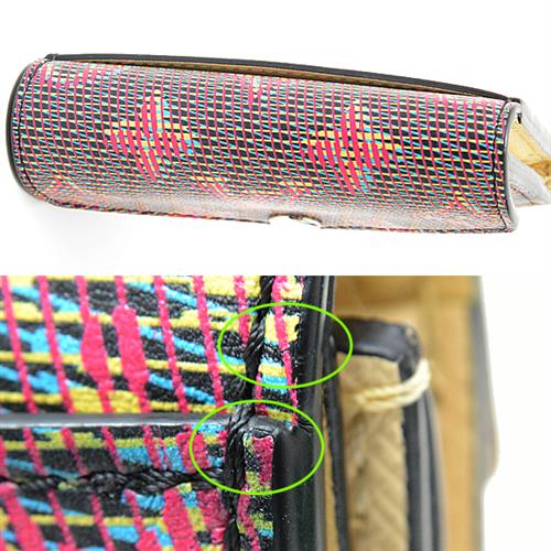 ルイヴィトン 財布 レディース ポルトフォイユ ゾエ 三つ折り コンパクト LVポップ ローズ マルチカラー Louis Vuitton M68673 中古