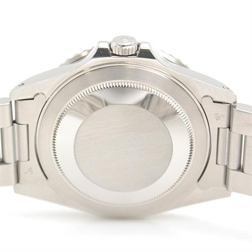 ロレックス 時計 メンズ GMTマスター2 黒×赤ベゼル ブラック文字盤 U番 自動巻き ステンレス ROLEX 16710 SS 中古