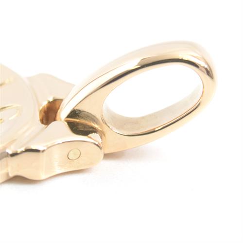 ブルガリ ペンダント ユニセックス ホロスコープ 蟹座 ペンダントトップ ゴールド BVLGARI 750YG×WG 中古