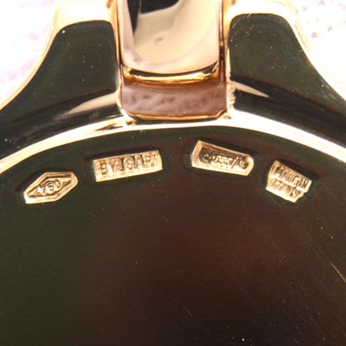 ブルガリ ペンダント ユニセックス ホロスコープ 蟹座 ペンダントトップ ゴールド BVLGARI 750YG×WG 中古