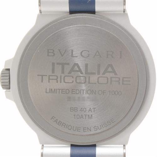 ブルガリ 時計 メンズ ブルガリブルガリ トリコロール リミテッド エディション アイボリー文字盤 自動巻 BVLGARI 103514 BB40AT 中古