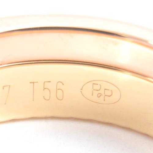 ブシュロン 指輪 メンズ キャトル スモール ダイヤモンド リング 56号 ゴールド BOUCHERON 750YG×WG×PG 中古