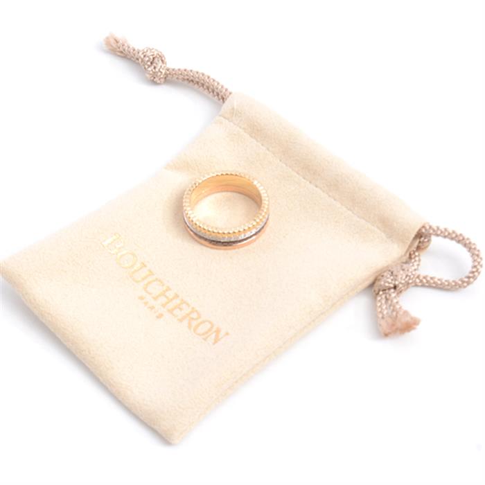 ブシュロン 指輪 メンズ キャトル スモール ダイヤモンド リング 56号 ゴールド BOUCHERON 750YG×WG×PG 中古