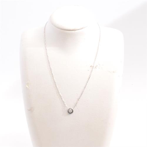 カルティエ ネックレス レディース トリニティ ダイヤモンド ネックレス ホワイトゴールド セラミック Cartier 750WG×CE 中古