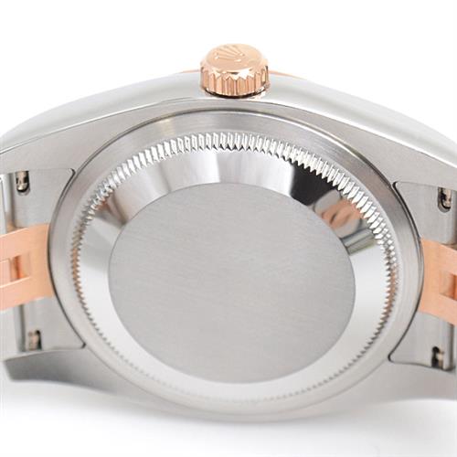 ロレックス 時計 メンズ デイトジャスト 自動巻 D番 ローマインデックス ステンレス ピンクゴールド ROLEX SS×PG 116231 中古