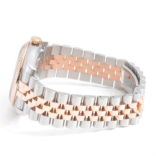 ロレックス 時計 メンズ デイトジャスト 自動巻 D番 ローマインデックス ステンレス ピンクゴールド ROLEX SS×PG 116231 中古