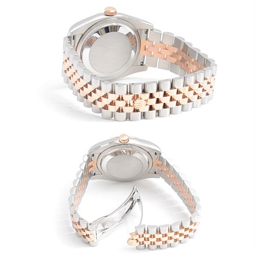 ロレックス 時計 メンズ デイトジャスト 自動巻 D番 ローマインデックス ステンレス ピンクゴールド ROLEX SS×PG 116231 中古