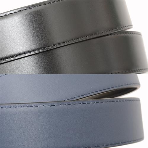 ルイヴィトン ベルト メンズ サンチュール LV ミラー 35MM リバーシブル カーフ ブラック×ネイビー Louis Vuitton M0626T 中古