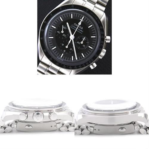 オメガ 時計 メンズオメガ 時計 メンズ スピードマスター ムーンウォッチ プロフェッショナル コーアクシャル ブラック文字盤 手巻 OMEGA 310.30.42.50.01.001 SS 中古