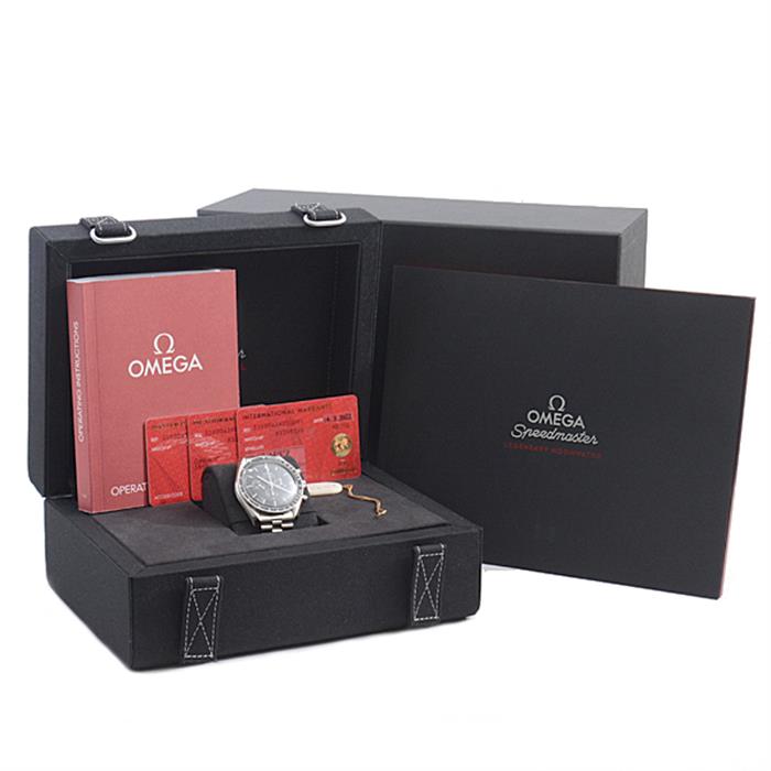 オメガ 時計 メンズオメガ 時計 メンズ スピードマスター ムーンウォッチ プロフェッショナル コーアクシャル ブラック文字盤 手巻 OMEGA 310.30.42.50.01.001 SS 中古