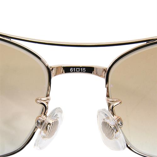 レイバン メガネ メンズ メタルフレーム スクエア サングラス ブラウン RAY-BAN RB3328 中古