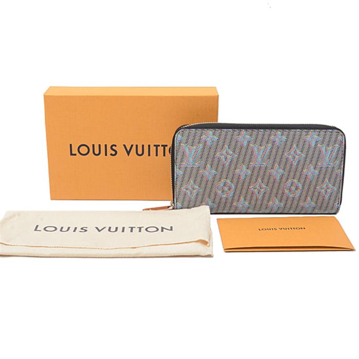 ルイヴィトン 財布 メンズ レディース モノグラム LVポップ ジッピーウォレット マルチカラー Louis Vuitton M68664 中古