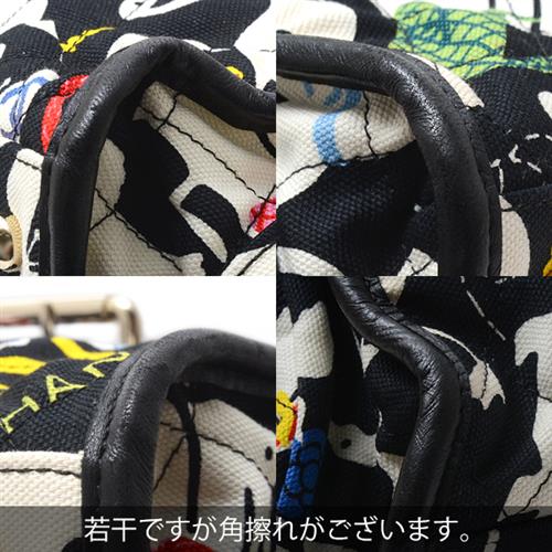シャネル バッグ レディース ハンドバッグ ショルダーバッグ 2WAY キャンバス マトラッセ アニマル柄 マルチカラー CHANEL 中古