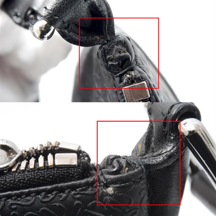 ロエベ バッグ メンズ レディース ユニセックス リピートアナグラム ショルダーバッグ ブラック LOEWE 中古