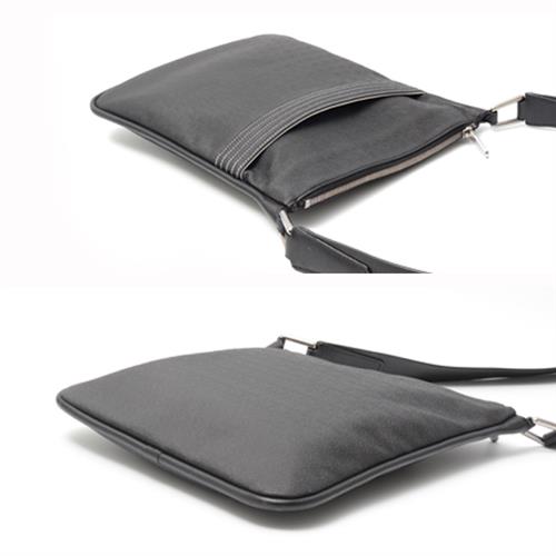 ロエベ バッグ メンズ レディース ユニセックス リピートアナグラム ショルダーバッグ ブラック LOEWE 中古