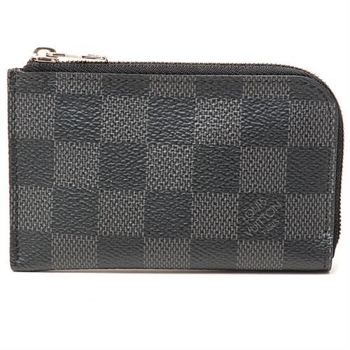 ルイヴィトン 財布 メンズ レディース ポルト モネ コインケース 小銭入れ コインパース ダミエ グラフィット ブラック Louis Vuitton N61237 中古