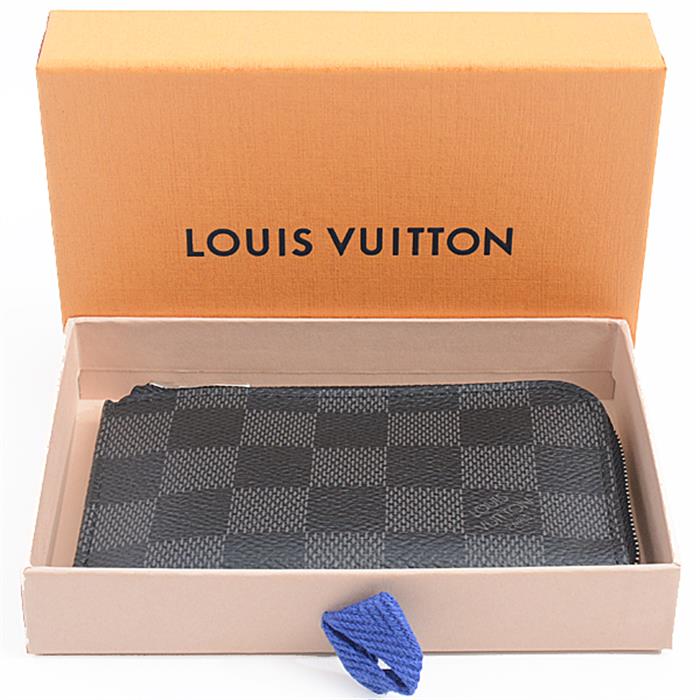 ルイヴィトン 財布 メンズ レディース ポルト モネ コインケース 小銭入れ コインパース ダミエ グラフィット ブラック Louis Vuitton N61237 中古