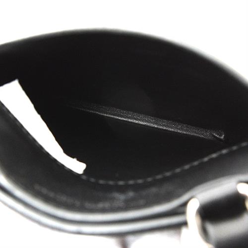 ボッテガヴェネタ 小物 メンズ イントレチャート フォンポーチ ネックストラップ レザー ブラック BOTTEGA VENETA 578205 中古