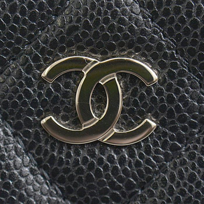 シャネル バッグ レディース マトラッセ スモールバニティ チェーンショルダーバッグ ミラー付き キャビアスキン ブラック CHANEL AP1341 未使用展示品