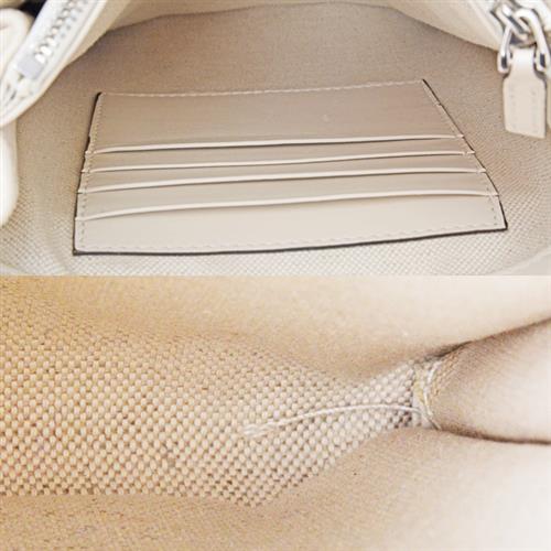 グッチ バッグ レディース メンズ GGエンボス メッセンジャーバッグ 2WAY ハンドバッグ ショルダー アイボリー GUCCI 625782 レザー 中古