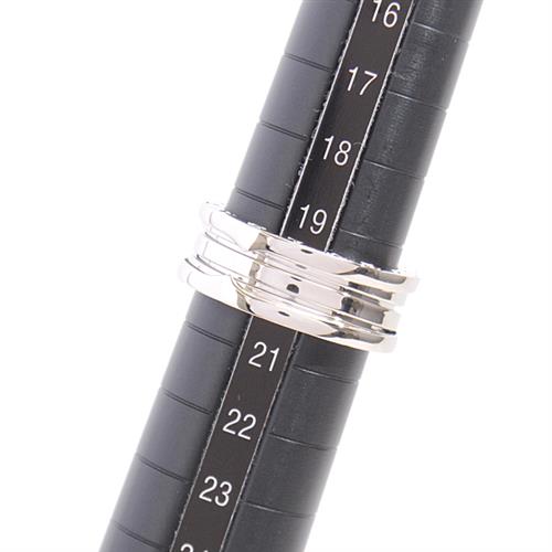 ブルガリ 指輪 メンズ ビーゼロワン B-ZERO1 リング Sサイズ 61号 実寸20号 ホワイトゴールド BVLGARI 中古